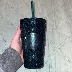 Starbucks green jewel tone Christmas 2021 cup